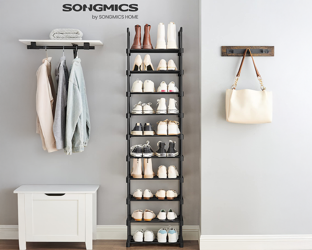 Shoe Rack 10-Tier Metal Shoe Storage Organiser