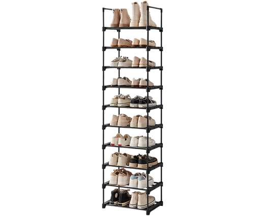 Shoe Rack 10-Tier Metal Shoe Storage Organiser