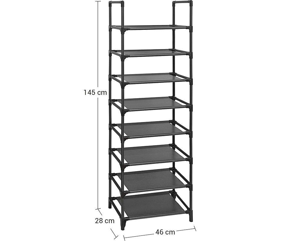 Shoe Rack 8-Tier Metal Shoe Storage Organiser
