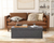 Ottoman with storage Foldable Bench Ottoman