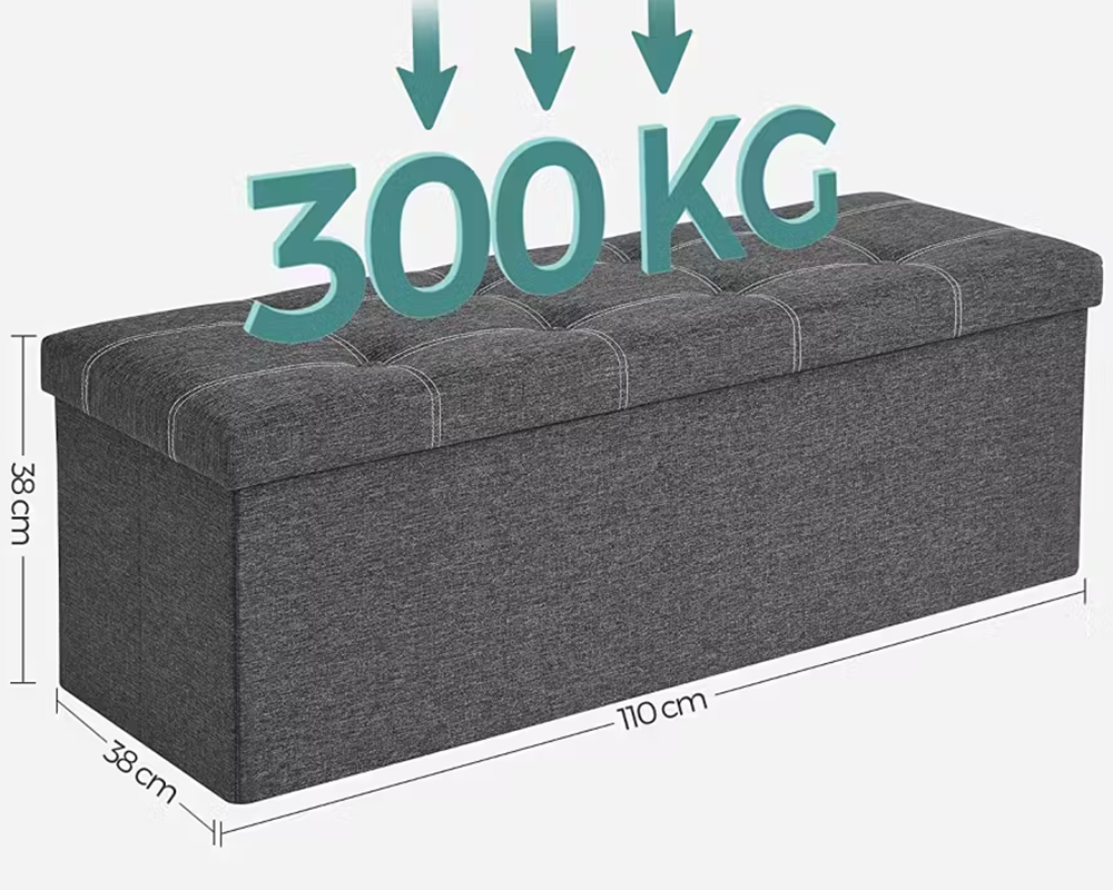 Ottoman with storage Foldable Bench Ottoman