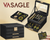 3-Tier Jewellery Box with Mirror - Ink Black
