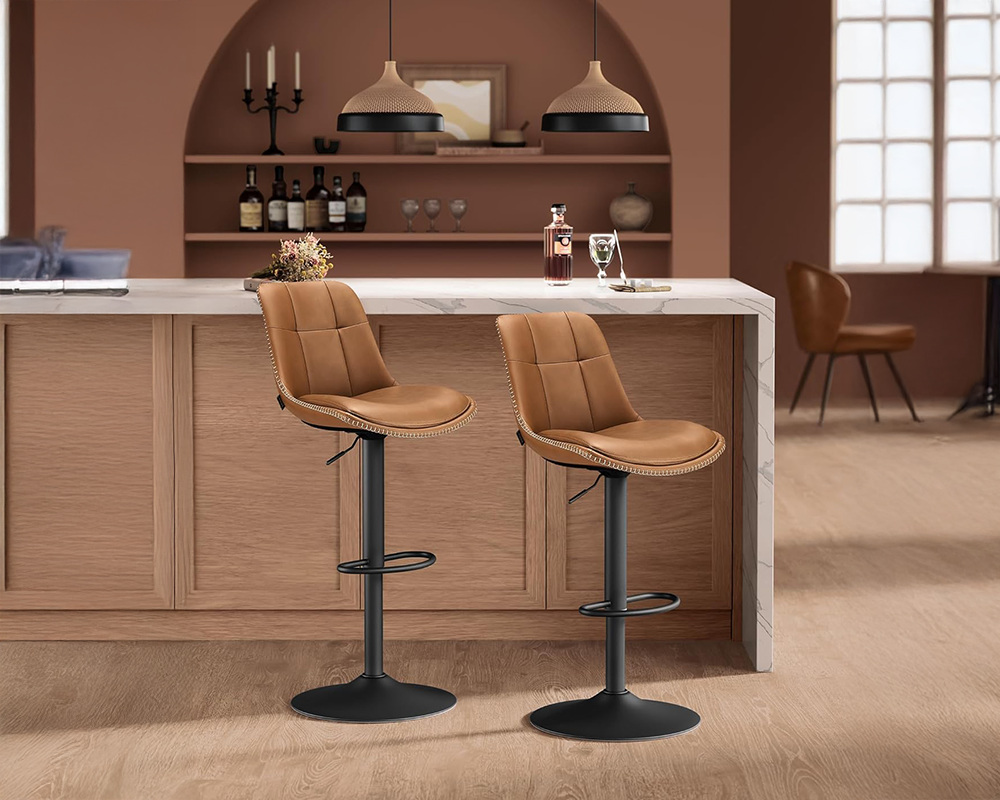 Bar Stools Adjustable Swivel Bar Stools