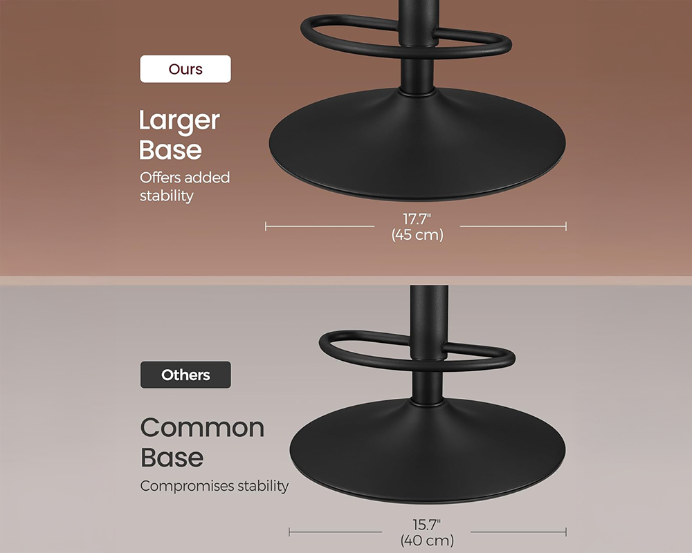 Bar Stools Adjustable Swivel Bar Stools