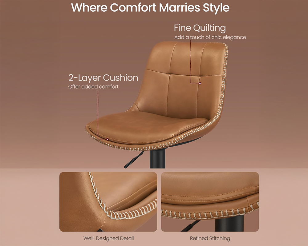 Bar Stools Adjustable Swivel Bar Stools