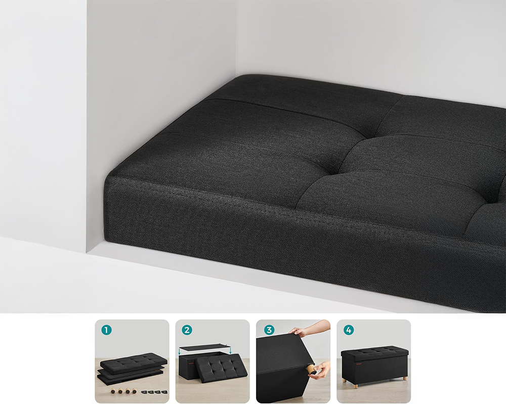 Ottoman with Storage Space Stool