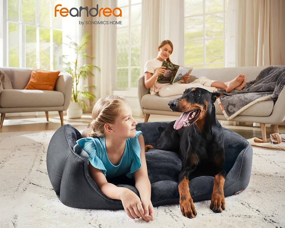 Dog Bed with Washable Cover