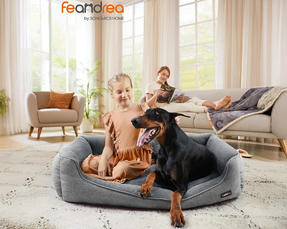Dog Bed with Washable Cover