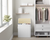Laundry Hamper 150L Foldable Laundry Hamper with Lid & Liner