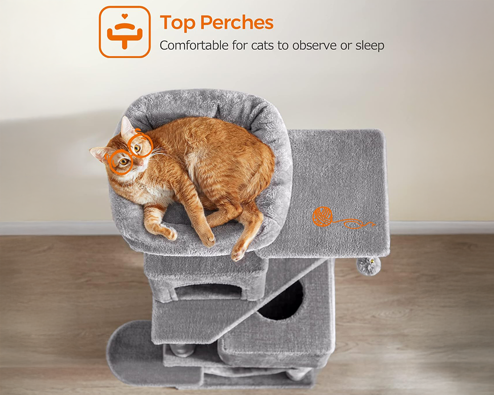 Cat Tree House Scratching Post Condo