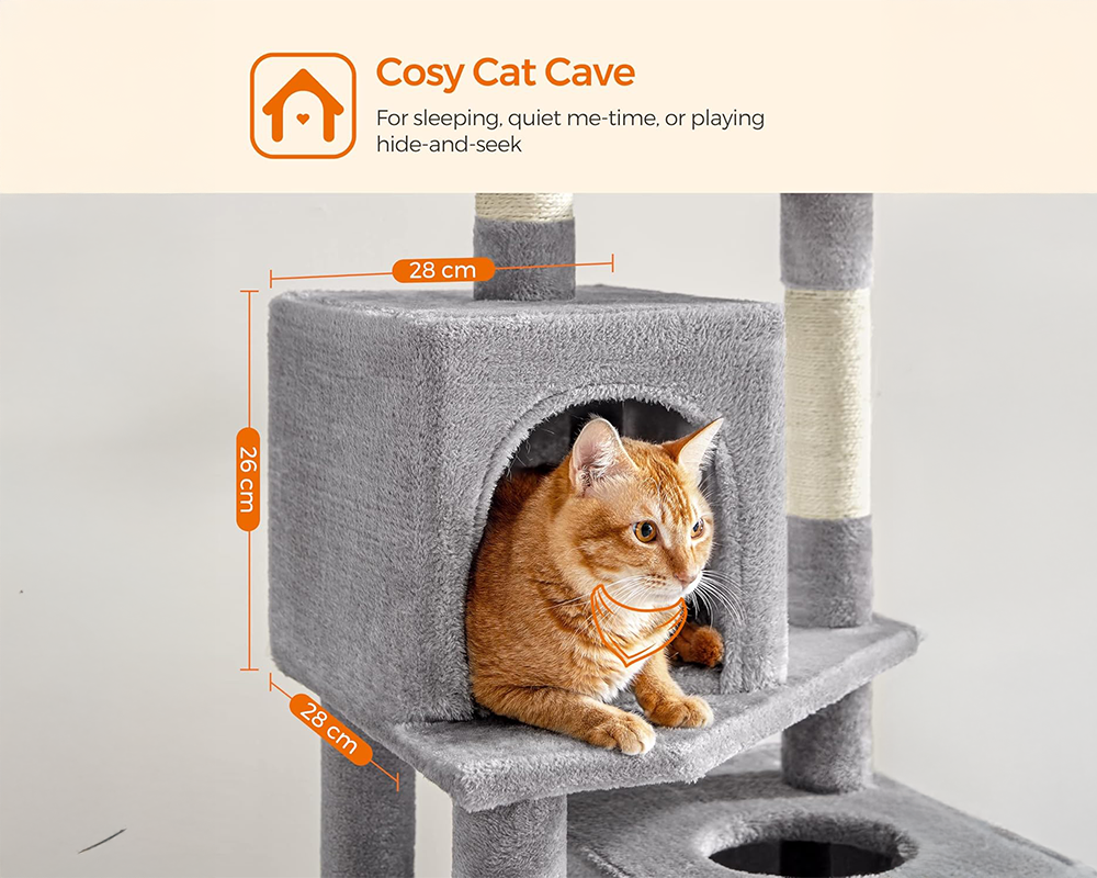 Cat Tree House Scratching Post Condo