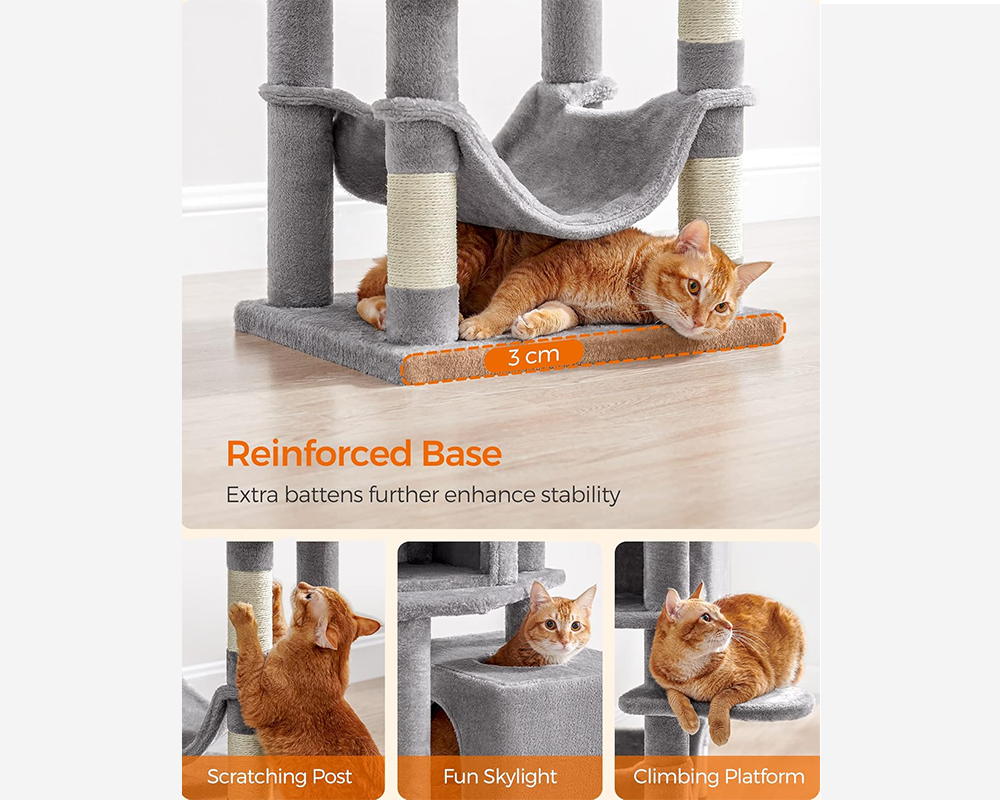 Cat Tree House Scratching Post Condo