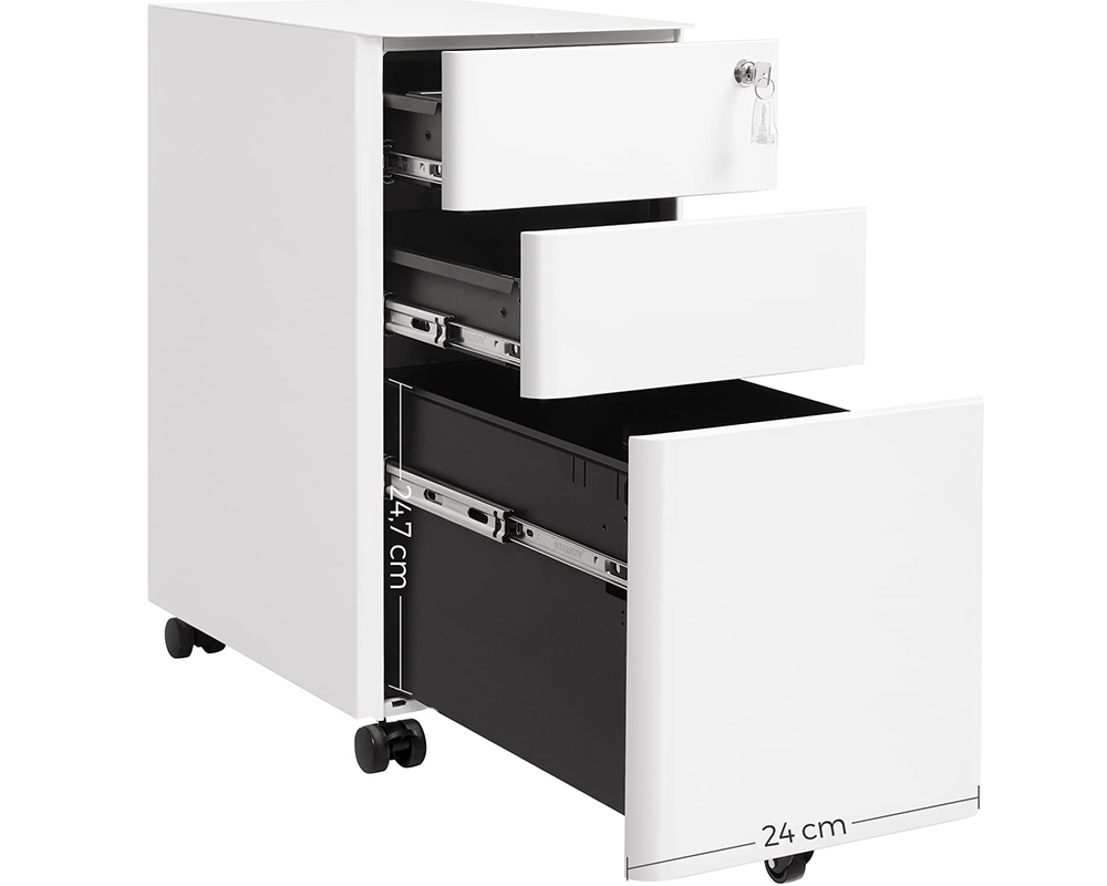 Office Filing Cabinet with Wheels File Organiser