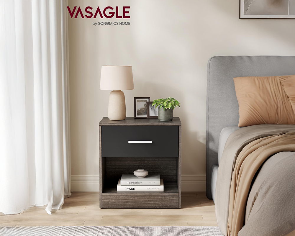 Bedside Table Nightstands with Drawer