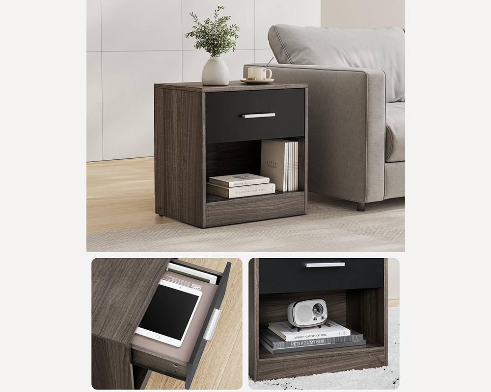 Bedside Table Nightstands with Drawer