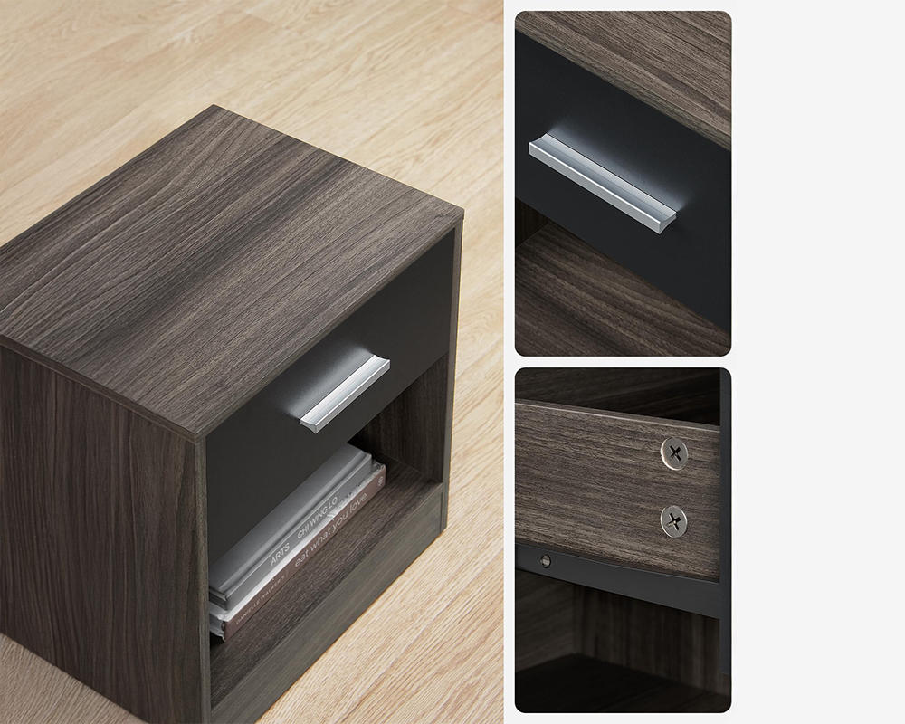 Bedside Table Nightstands with Drawer