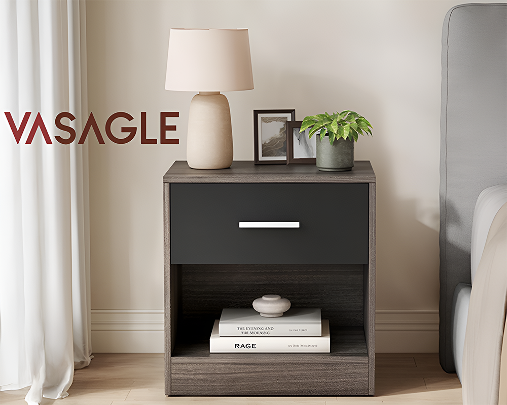 Bedside Table Nightstands with Drawer