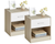 Bedside Table Nightstands with Drawer