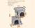 Cat Tree House Scratching Post Condo