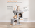 Cat Tree House Scratching Post Condo