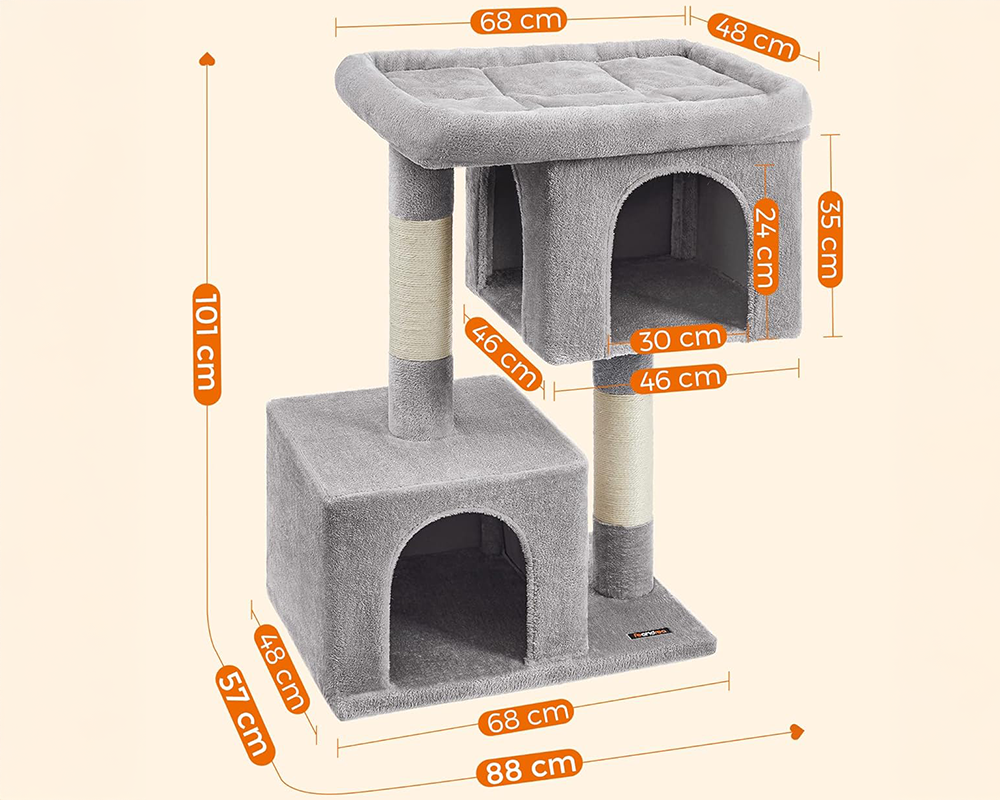 Cat Tree House Scratching Post Condo