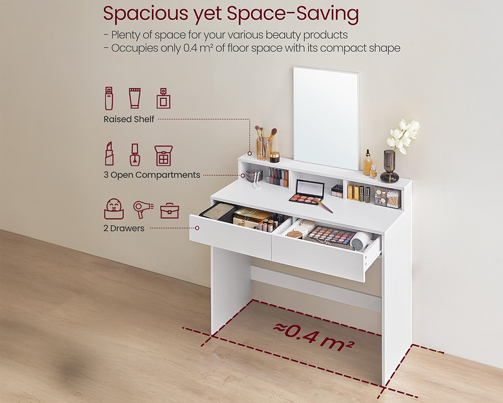 Vanity Dressing Table with Mirror