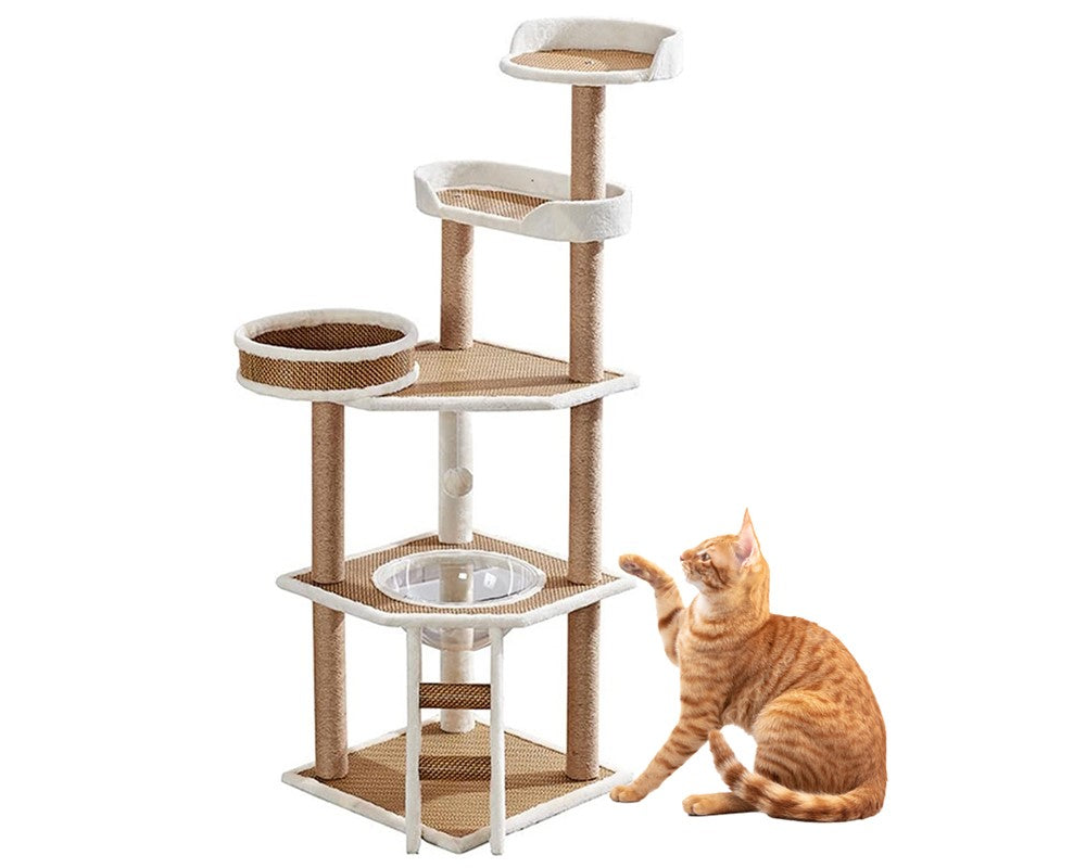 Cat Tree Cat Scratching Posts Multi-Level Indoor Cat Climbing Frame