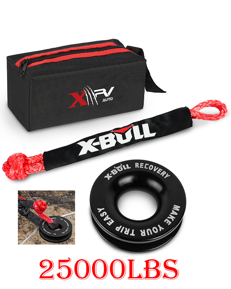 X-BULL Recovery Ring Soft Shackle Kit