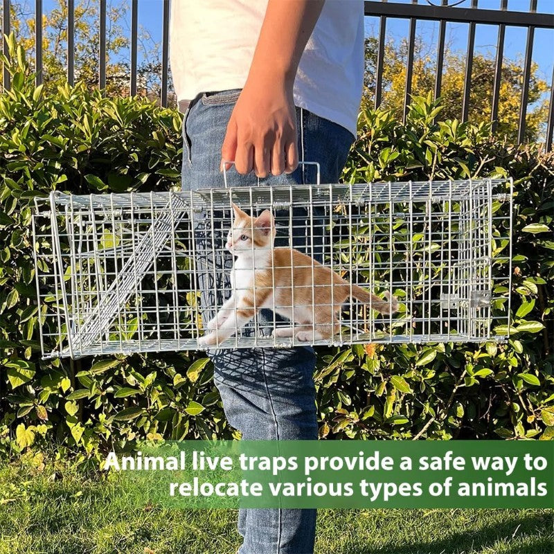 Animal cage trap Possum trap Squirrel trap Raccoon trap Stray cat trap Humane animal trap