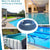 Heavy Duty Pool Hose 15M, Swimming Pool Hose In-ground Pools Vacuum Hose with Swivel Cuff, 1-1/2-Inch