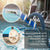 Heavy Duty Pool Hose 15M, Swimming Pool Hose In-ground Pools Vacuum Hose with Swivel Cuff, 1-1/2-Inch