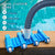 Heavy Duty Pool Hose 15M, Swimming Pool Hose In-ground Pools Vacuum Hose with Swivel Cuff, 1-1/2-Inch