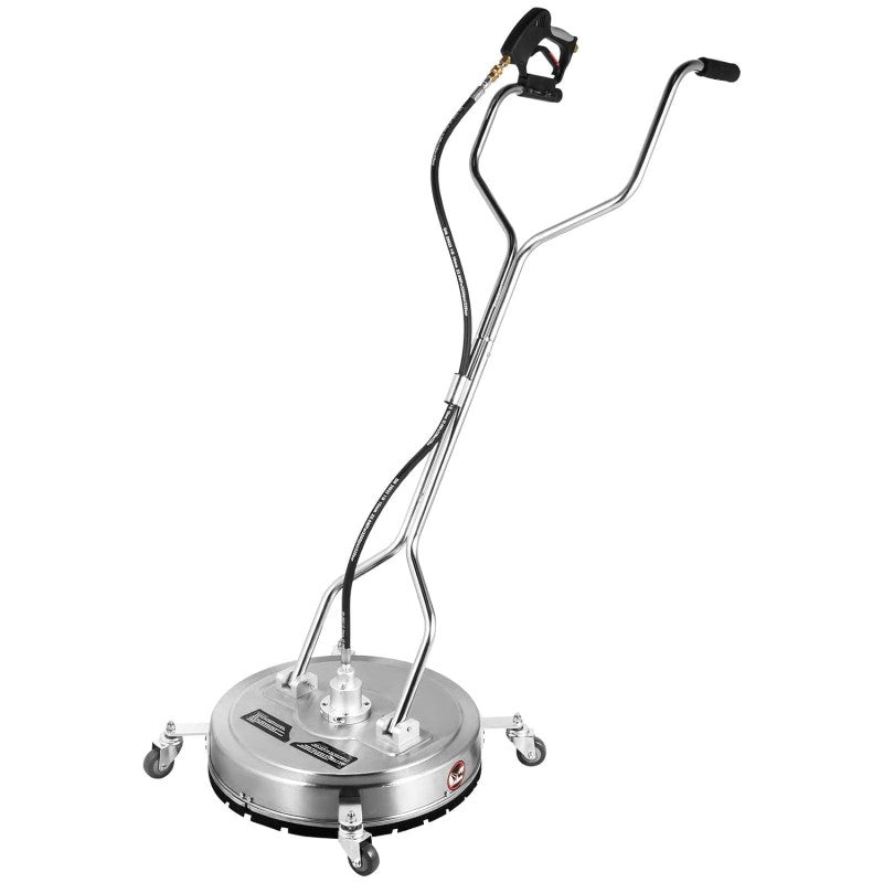 24 Inch Stainless Steel Rotating Surface Cleaner with Handle