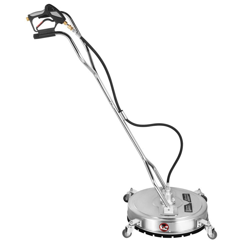 24 Inch Stainless Steel Rotating Surface Cleaner with Handle