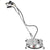 24 Inch Stainless Steel Rotating Surface Cleaner with Handle