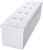 Folding Ottoman Storage Bench White