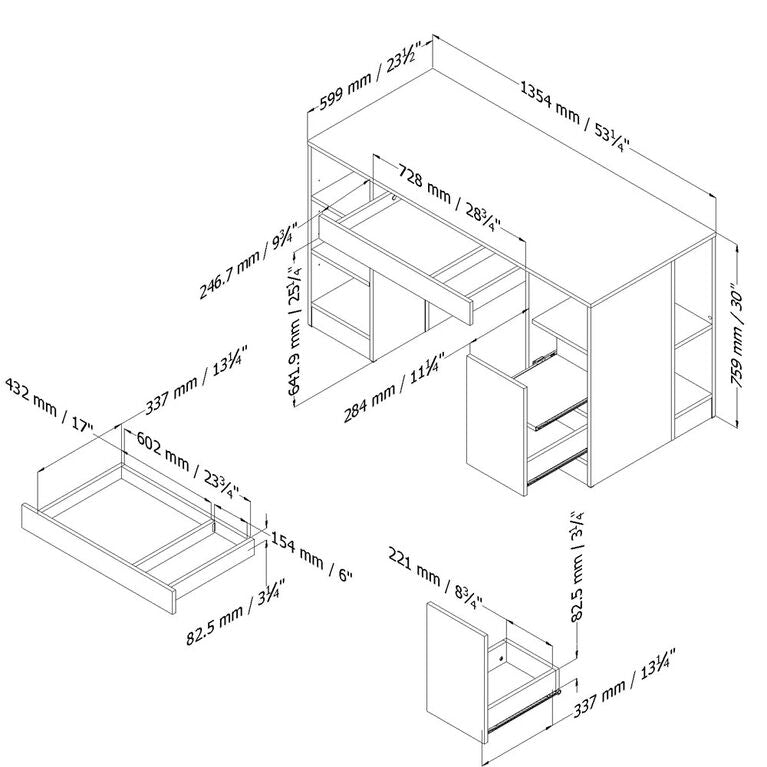 Craft Collection InnoOffice Computer Desk Table