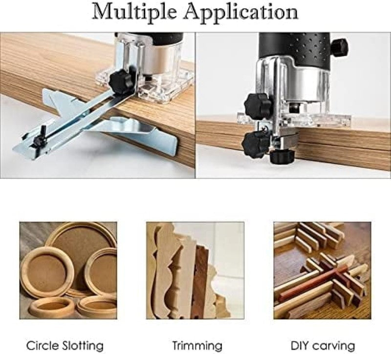 Product: Router Electric Hand Trimmer - Precision Woodworking Tool Wood Router Tool