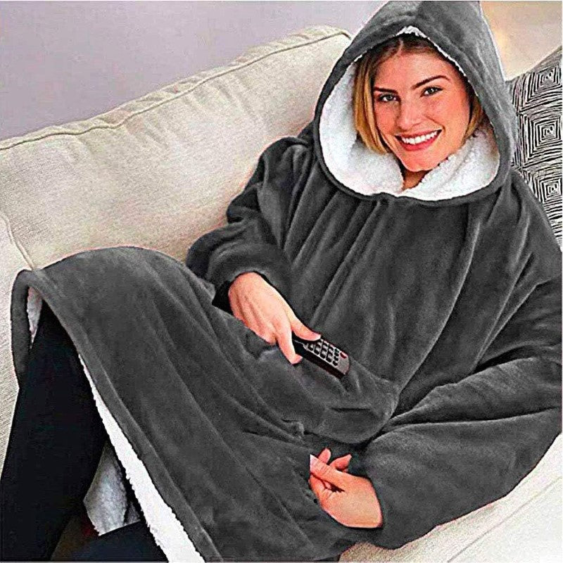 Wearable Blanket Hoodie For Women And Men, Oversized Hooded Blankets Sweatshirt