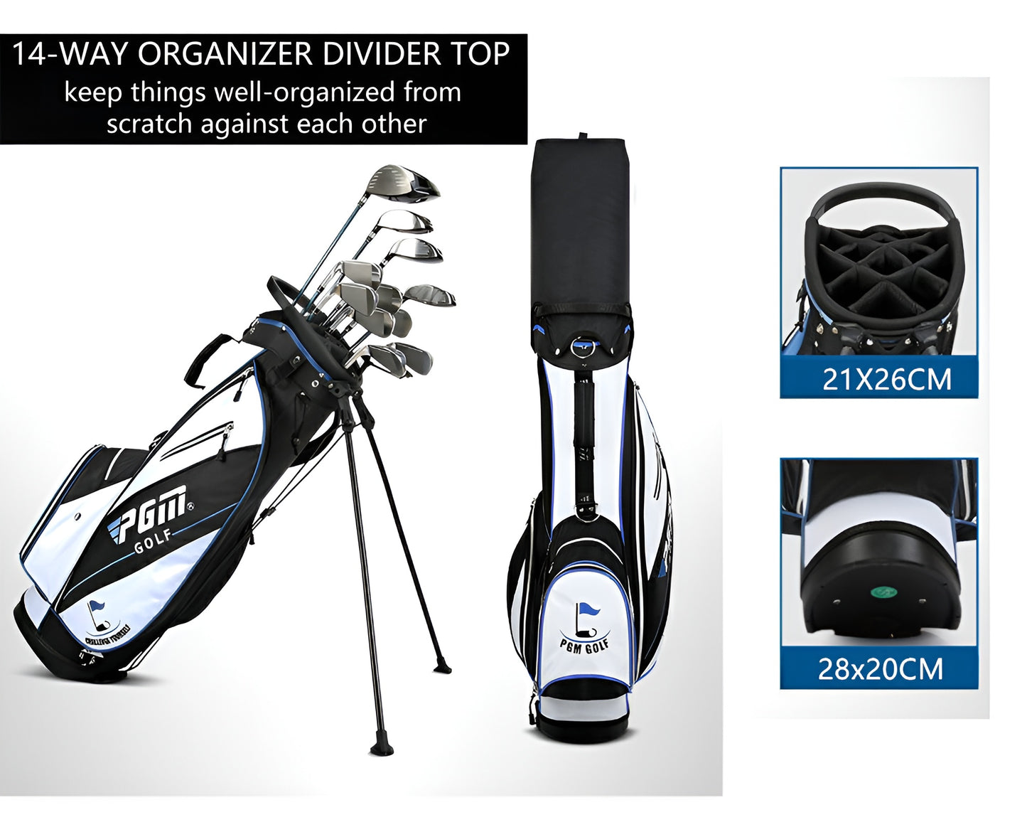 PGM Golf Bag Golf Stand Bag