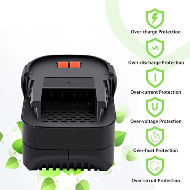 18V 4000mAh Li-ion Replacement Battery for AEG L1860R, B1850R, L1840R, B1830R, BSB18, BS18G Power Tools