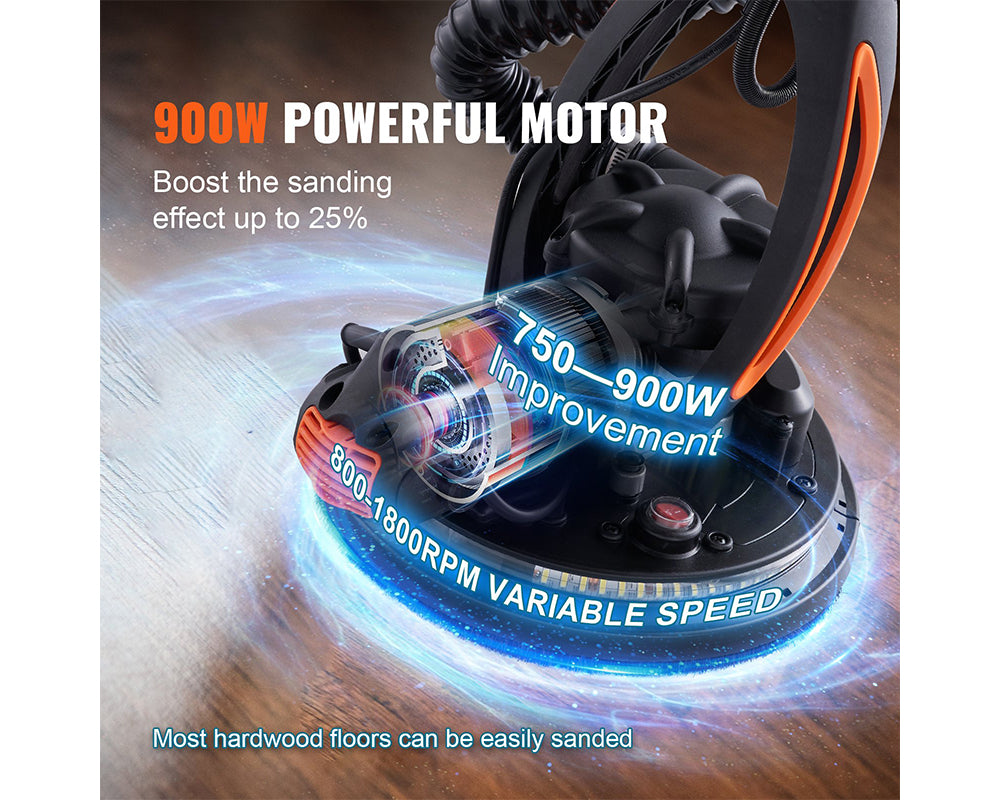 Electric Dry wall Sander 225MM Wall Grinding Machine