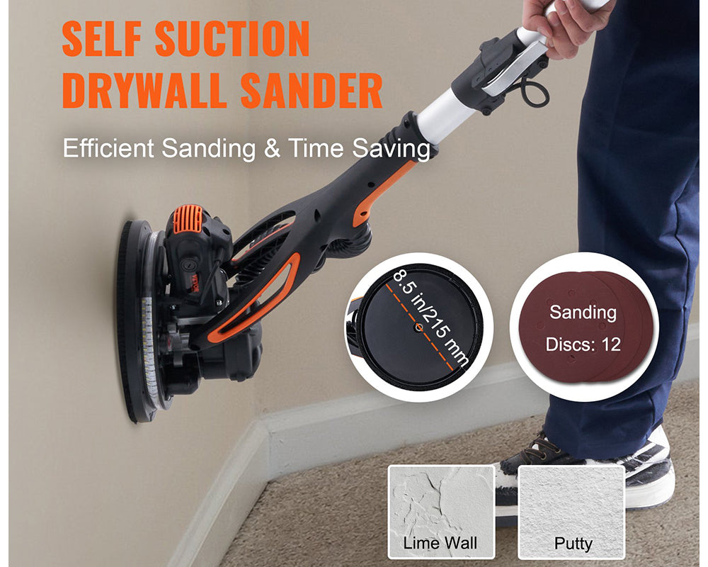 Electric Dry wall Sander 225MM Wall Grinding Machine