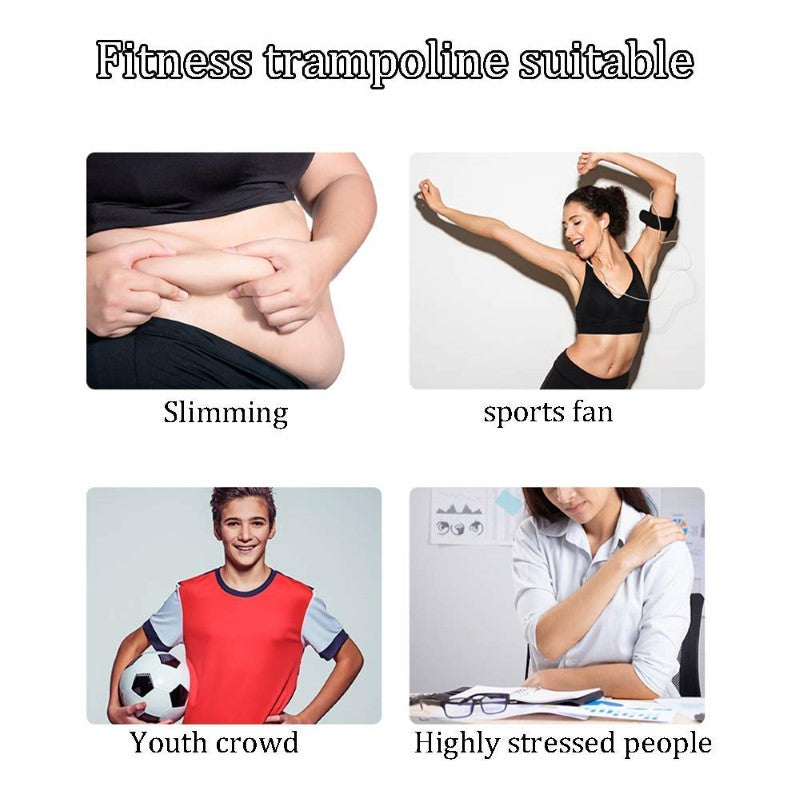 48" Foldable Trampoline Mini Rebounder – Max Load 150kg, Fitness Rebounder
