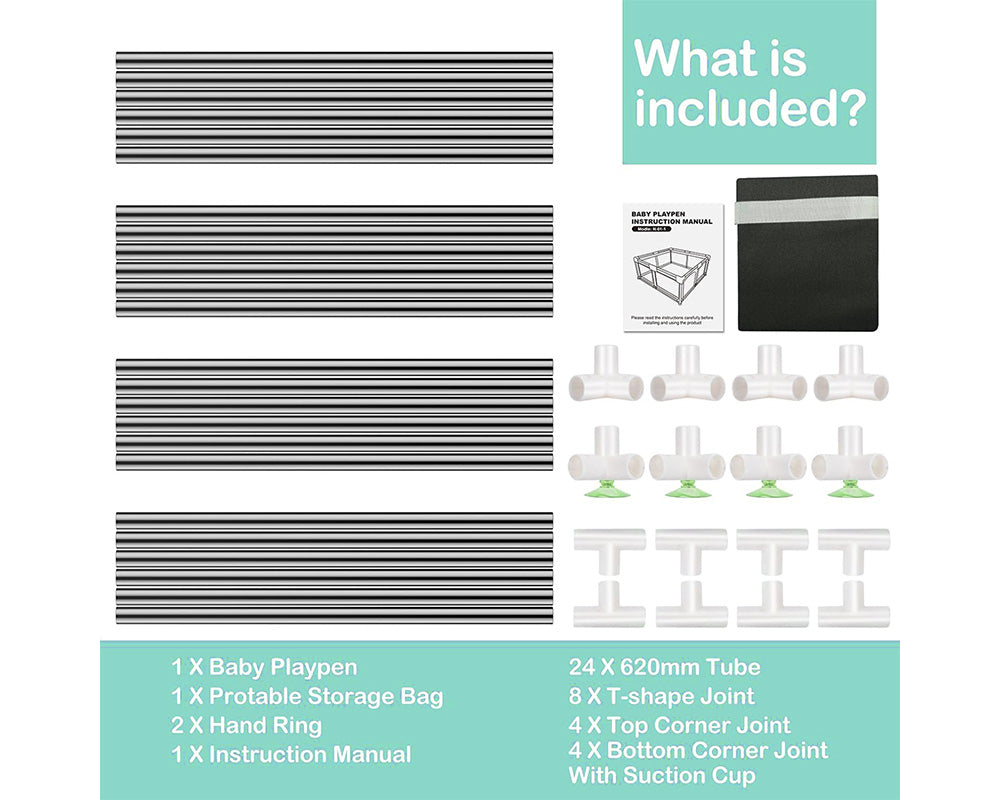 Large Toddler Play Pen, Baby Playpen, Indoor & Outdoor, Baby Activity Center