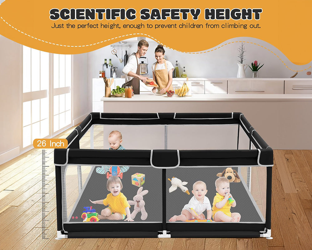 Baby Playpen Safety Gate Kids Toddler Fence Play Activity Center Large