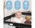 Baby Playpen Safety Gate Kids Toddler Fence Play Activity Center Large