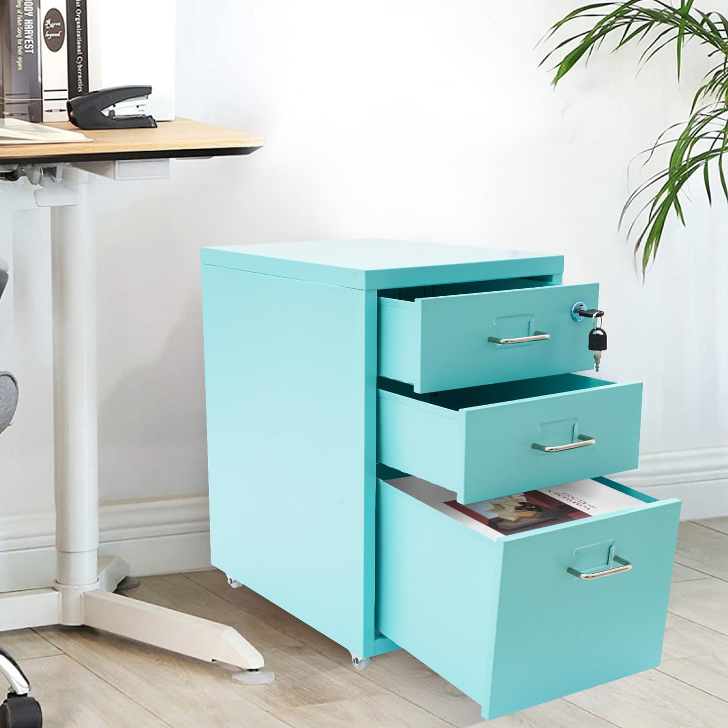 Office Filing Cabinet with Wheels