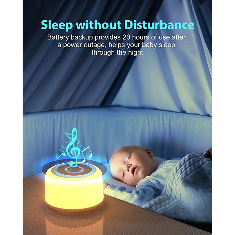 White Noise Machine Noise Sound Machine Baby Soothing Night Light