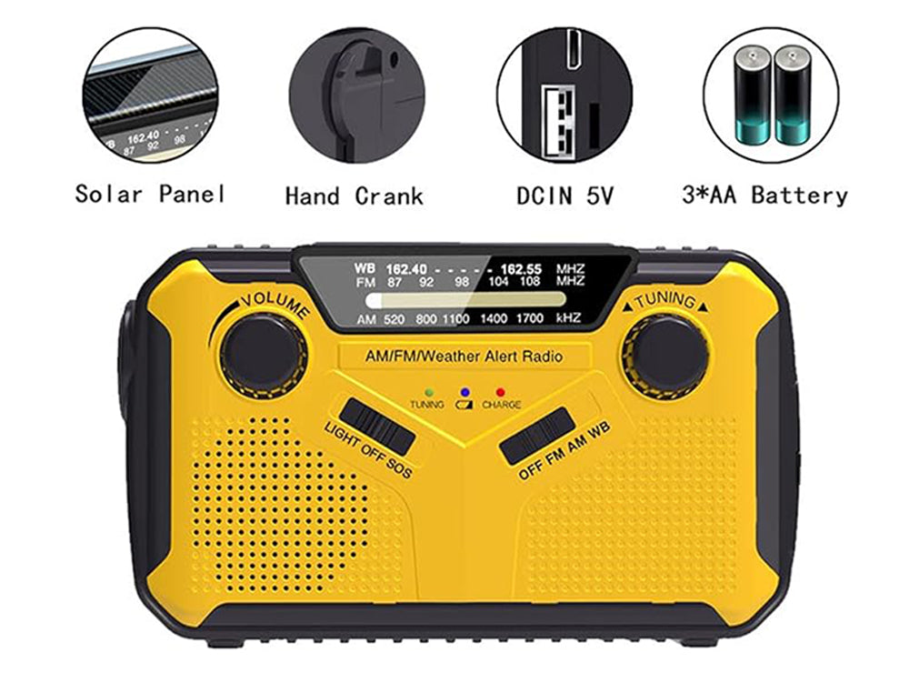Camping Equipment FM Radio Solar